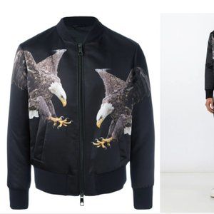 Neil Barrett eagle print bomber jacket